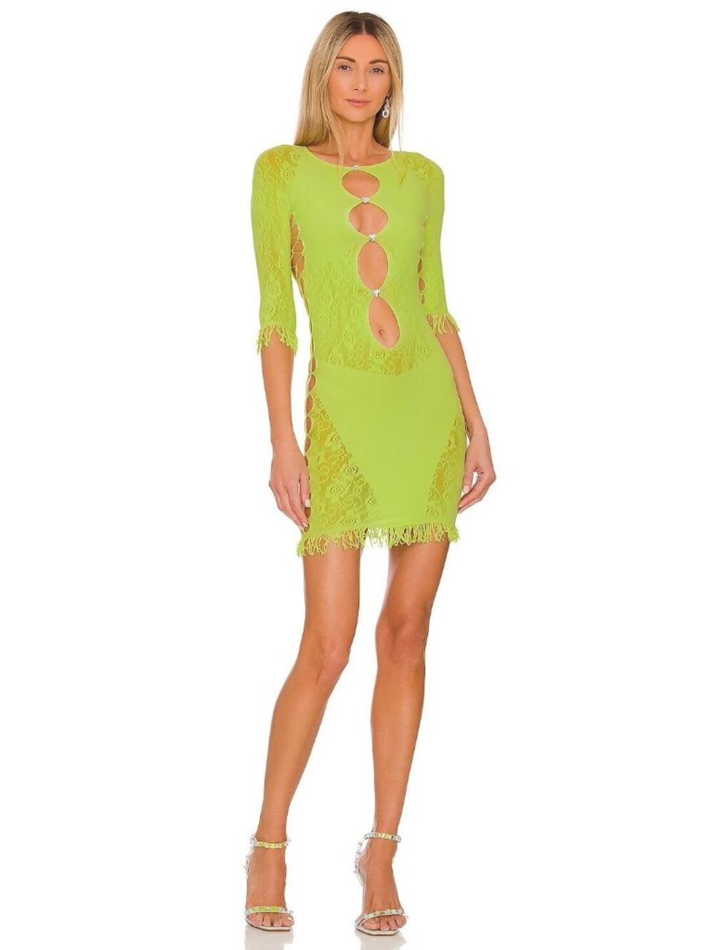 Poster Girl The Miranda Mini Dress in Pickle Green